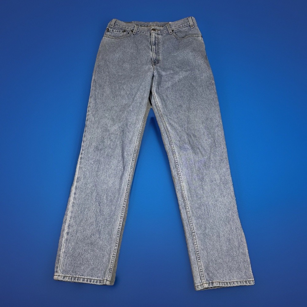 Levis 505 Vintage 80's Straight Leg Jeans Men's 34x34 Light Wash Made in USA